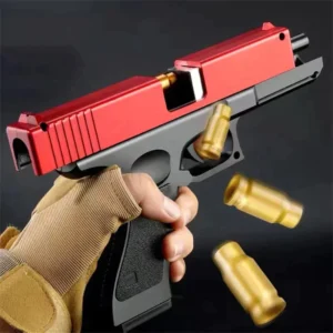 Home manual shell ejection soft bullet toy blaster for kids