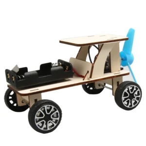 Home electric car physics experiment toy for parent child interaction