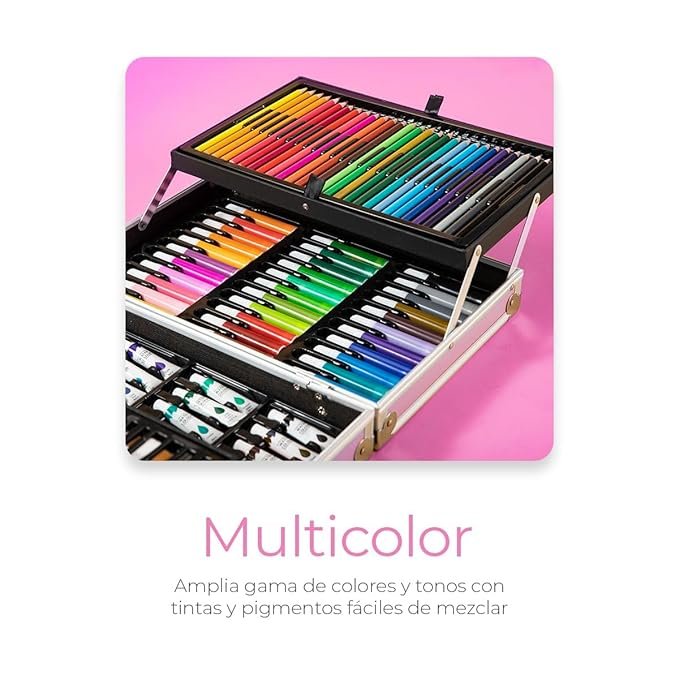 145 pc art set premium colors kit suitcase for kids 145 pc art set premium colors kit suitcase for kids