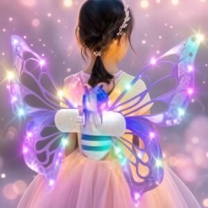 fairy butterfly wings for girls with music led light
